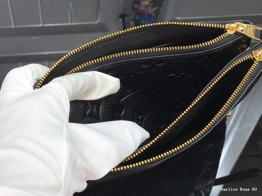 Cheap LOUIS DOUBLE ZIP VUITTON POCHETTE 0805
